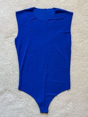 Commando Classic Muscle Bodysuit Cobalt Blue size Medium